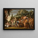 Le triomphe de Bacchus - Nicolaes Moeyaert — inramlat konstverk på väggen