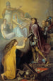 Christian III som räddar Danmark - Nicolai Abildgaard — vy av konstverket