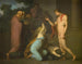 Ismène och Antigone vädjar till Theseus - Nicolai Abildgaard — vy av konstverket