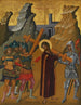 Le Christ portant la croix - Nicolaos Tzafouris — vy av konstverket