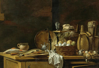 NicolasHenri Jeaurat de Bertry - Kitchen Table Still Life.webp