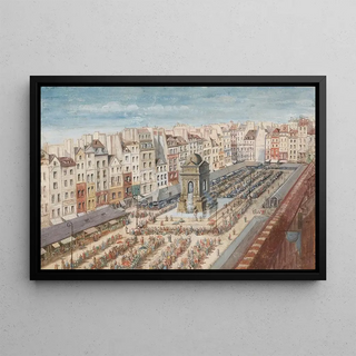 Nicolas Bazin - La place et la fontaine des Innocents avant la construction des Halles centrales.webp