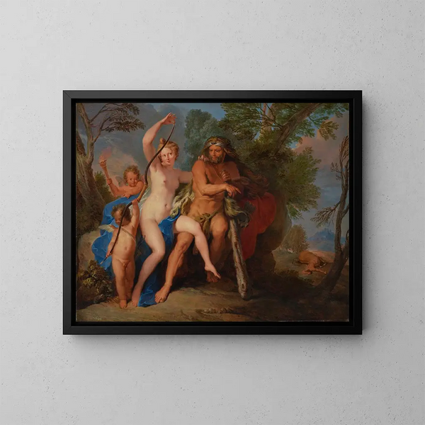 Hercule och Déjanire - Nicolas Bertin — inramlat konstverk på väggen