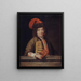 Portrait of Emmanuel de Coulanges 1633-1716 pistolier och chansonnier - Nicolas Colombel — inramlat konstverk på väggen