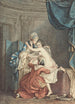 Le Bain - Nicolas François Regnault — vy av konstverket