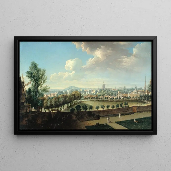 L Enclos des Chartreux, rue d'Enfer - Nicolas Jean-Baptiste Raguenet — inramlat konstverk på väggen