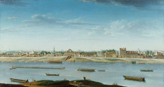 Nicolas JeanBaptiste Raguenet - Le Port SaintBernard vu de lArsenal.webp