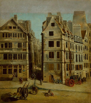 Nicolas JeanBaptiste Raguenet - Le cabaret lImage NotreDame place de Grve actuelle place de lHtel de Ville.webp