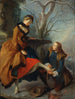 Fixation du patin - Nicolas Lancret — vy av konstverket