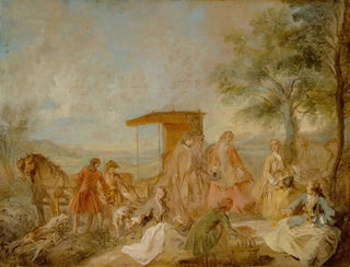 Nicolas Lancret - The Repast of the Hunting Party.webp