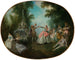 Le menuet - Nicolas Lancret — vy av konstverket