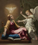 Annunciation - Nicolas Poussin — vy av konstverket