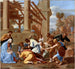 L'Adoration des Mages - Nicolas Poussin — vy av konstverket