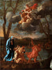 Le retour de la Sainte Famille à Nazareth - Nicolas Poussin — vy av konstverket