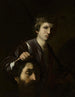 David med Goliaths huvud - Nicolas Tournier — vy av konstverket