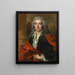porträtt av Anne Louis Goislard de Montsabert, greve de Richbourg-le-Toureil - Nicolas de Largillière — inramlat konstverk på väggen