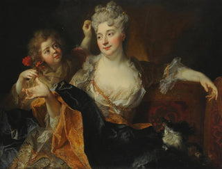 Nicolas de Largillire - Portrait of MargueriteElisabeth Forest de Largillierre and her son Nicolas.webp