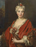 porträtt av Marguerite Élisabeth De Largillière 1701-1756 Dotter till konstnären - Nicolas de Largillière — vy av konstverket