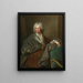 Portrait du baron de Besenval - Nicolas de Largillière — inramlat konstverk på väggen
