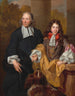 Porträtt av en ung man och hans lärare - Nicolas de Largillière — vy av konstverket