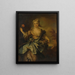 Portrait d'une dame - Nicolas de Largillière — inramlat konstverk på väggen