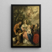 La Sainte Famille avec Saint Jean-Baptiste - Nicolas de Liemaker — inramlat konstverk på väggen