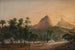 Vue de Rio de Janeiro depuis le quartier Cosme Velho - Nicolau Antonio Facchinetti — vy av konstverket
