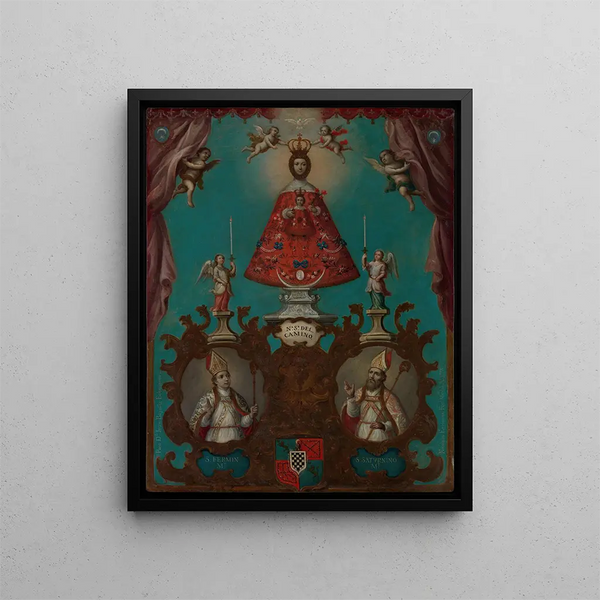 Nicols Enrquez - The Virgin of El Camino with St Fermn and St Saturnino.webp