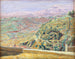 Vue depuis la cour du château à Cagnes - Niels Larsen Stevns — vy av konstverket