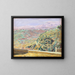Vue depuis la cour du château à Cagnes - Niels Larsen Stevns — inramlat konstverk på väggen