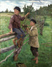 Les Garçons de la campagne - Nikolai Bogdanov-Belsky — vy av konstverket