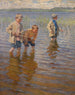 Pêche de midi - Nikolai Bogdanov-Belsky — vy av konstverket