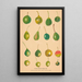 de vilda päronen i Centralasien - Nikolai Ivanovich Vavilov — inramlat konstverk på väggen