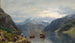 Landskapsbild av fjord - Nils Bjørnsen Møller — vy av konstverket