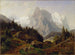 Touristes dans les montagnes - Nils Bjørnsen Møller — vy av konstverket