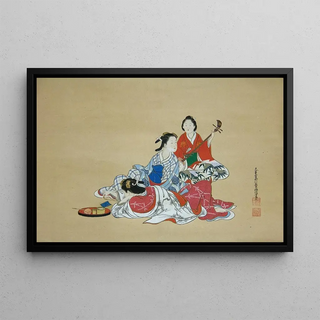 Nishikawa Sukenobu - Three Beauties.webp