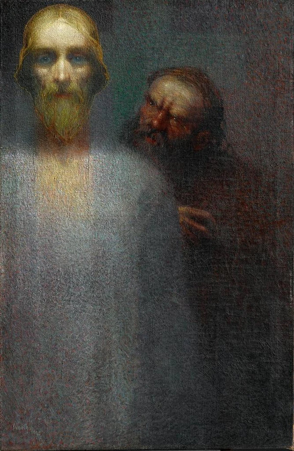 La trahison du Christ - Noel Quintavalle — inramlat konstverk på väggen
