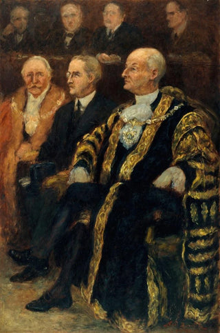 Nol Dorville - Sir George Broadbridge Rception officielle lHtel de Ville du maire de Londres le 18 juin 1937.webp
