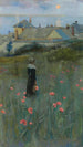 Vallmo - Norman Garstin — vy av konstverket