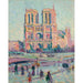Reproduktion av målningen Notre-Dame de Paris - Maximilien Luce