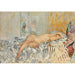 Reproduktion av målningen Nu Allongé au Coussin Espagnol - Henri Lebasque