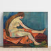 Reproduktion av målningen Nu Sittande i Profil - Suzanne Valadon