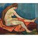 Reproduktion av målningen Nu Sittande i Profil - Suzanne Valadon