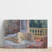 Reproduktion av målningen Nu Couché devant la Fenêtre Ouverte - Henri Lebasque