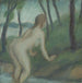 Nu dans le paysage - Gyula Derkovits — vy av konstverket