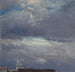 åskmoln över Dresdner slott - Johan Christian Dahl — vy av konstverket