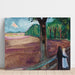 Reproduktion av målningen Sommar Natt - Edvard Munch