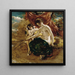 Nymphe à la pêche - William Etty — inramlat konstverk på väggen