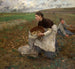 Oktober - Jules Bastien-Lepage — vy av konstverket