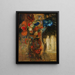 Apparition - Odilon Redon — inramlat konstverk på väggen